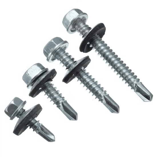 tornillos autoperforantes hexagonales