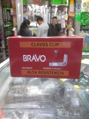 clavo tipo clip para cielo raso