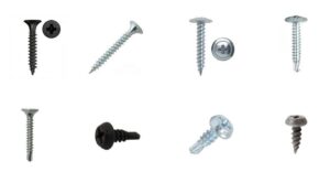 Tornillos para drywall – autoperforantes, punta fina y punta broca