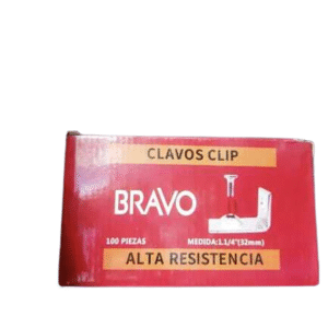 Clavo clip de 1 1/4 " pulgada para cielo raso drywall, ideal para fijar perfiles y varillas