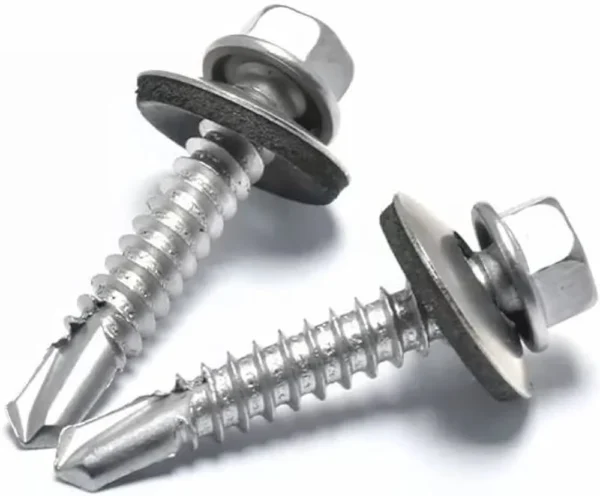 tornillos autoperforantes hexagonales inox